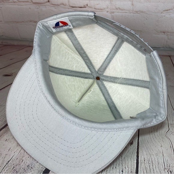 Vintage 80s Foam Lined Gray Trucker Hat Cap Snapback Adjustable - Picture 6 of 9